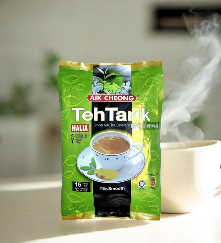 Aik Cheong | Teh Tarik Halia | 4-in-1 Ginger Milk Tea | Malaysia 15ct (600g)