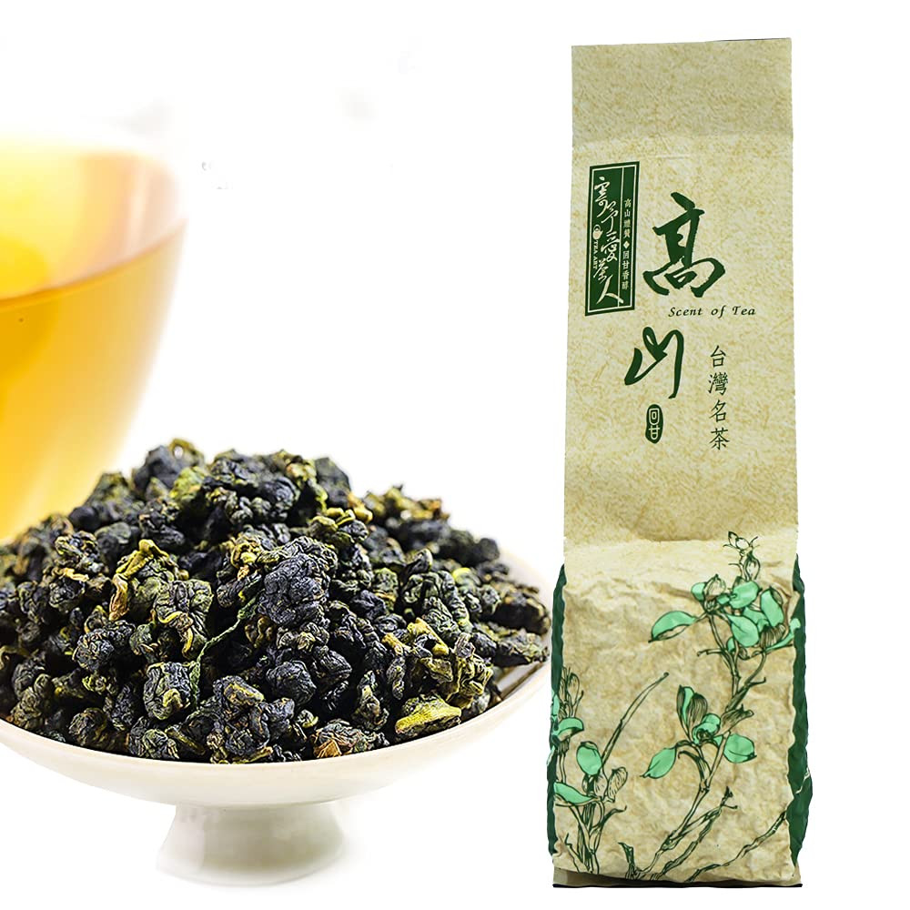 Taiwan Oolong Tea Loose Leaf, 5.29Oz/150G | Taiwanese High Mountain Tea, Green F