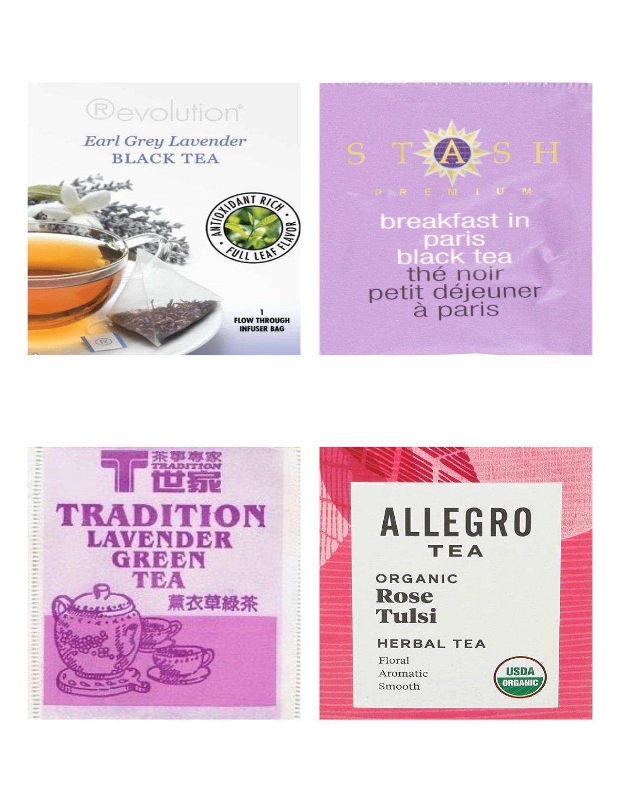 Floral Tea Bag Sampler Variety Pack – 24 Single-Serve Varieties – 19 Brands