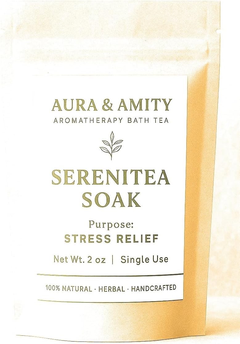 Botanical Bath Tea – Herbal Soak Bags for Stress Relief – 100% Natural, Handcraf