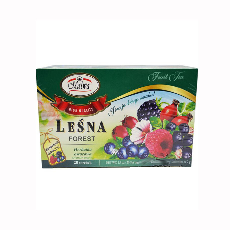 Malwa Lesna FOREST Polish Fruit Tea Poland 20 Tea Bags US Seller