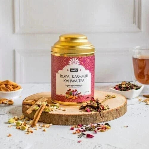 Roshi Royal Kashmiri Kahwa Tea 100g Free Shipping World Wide