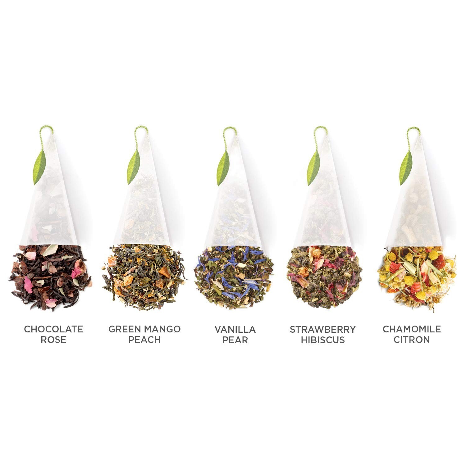 Tea Forte Jardin Organic Fruit, Herb and Flower Teas,10 Count, 2 of Each Variety