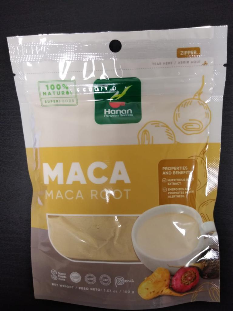 Maca Peru FitLight Superfood Powder Tri-Color Black Red Yellow 3.5oz/100g
