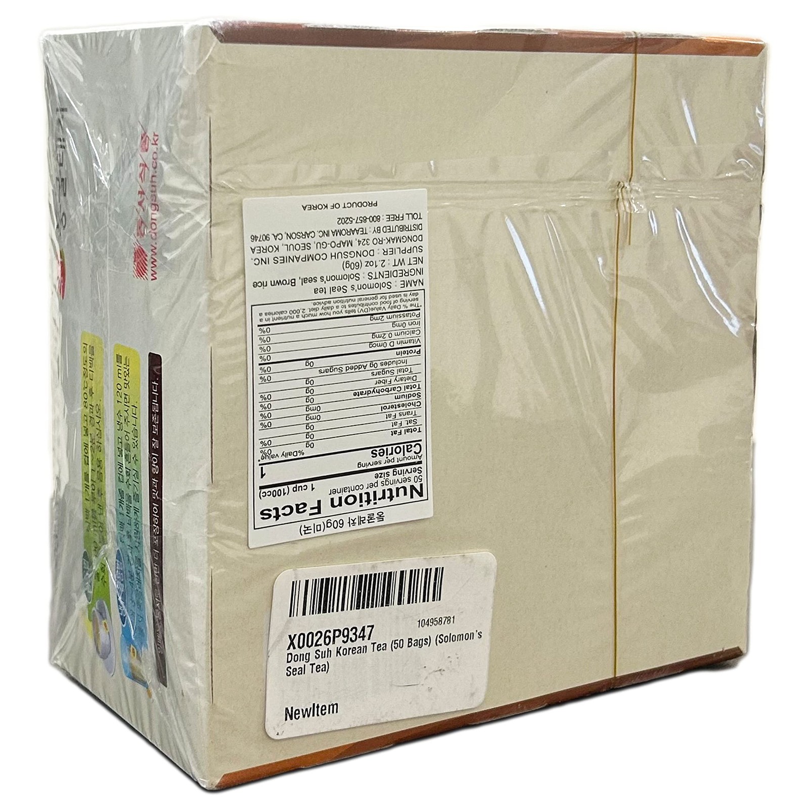 Dong Suh Korean Tea (50 Bags) (Solomon’s Seal Tea)
