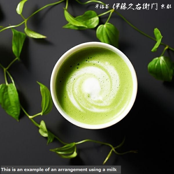 Ito Kyuemon Kyoto Uji Matcha Green tea Cappuccino powder 12g x 18 sticks Japan