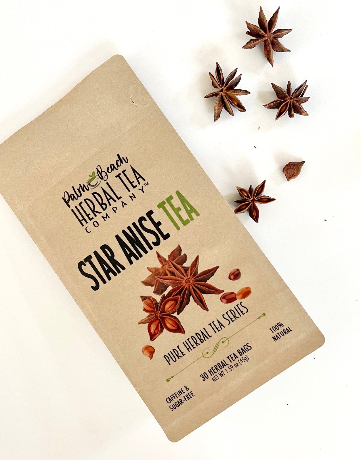 Star Anise Tea by Palm Beach Herbals | 30ct, Caffeine-Free