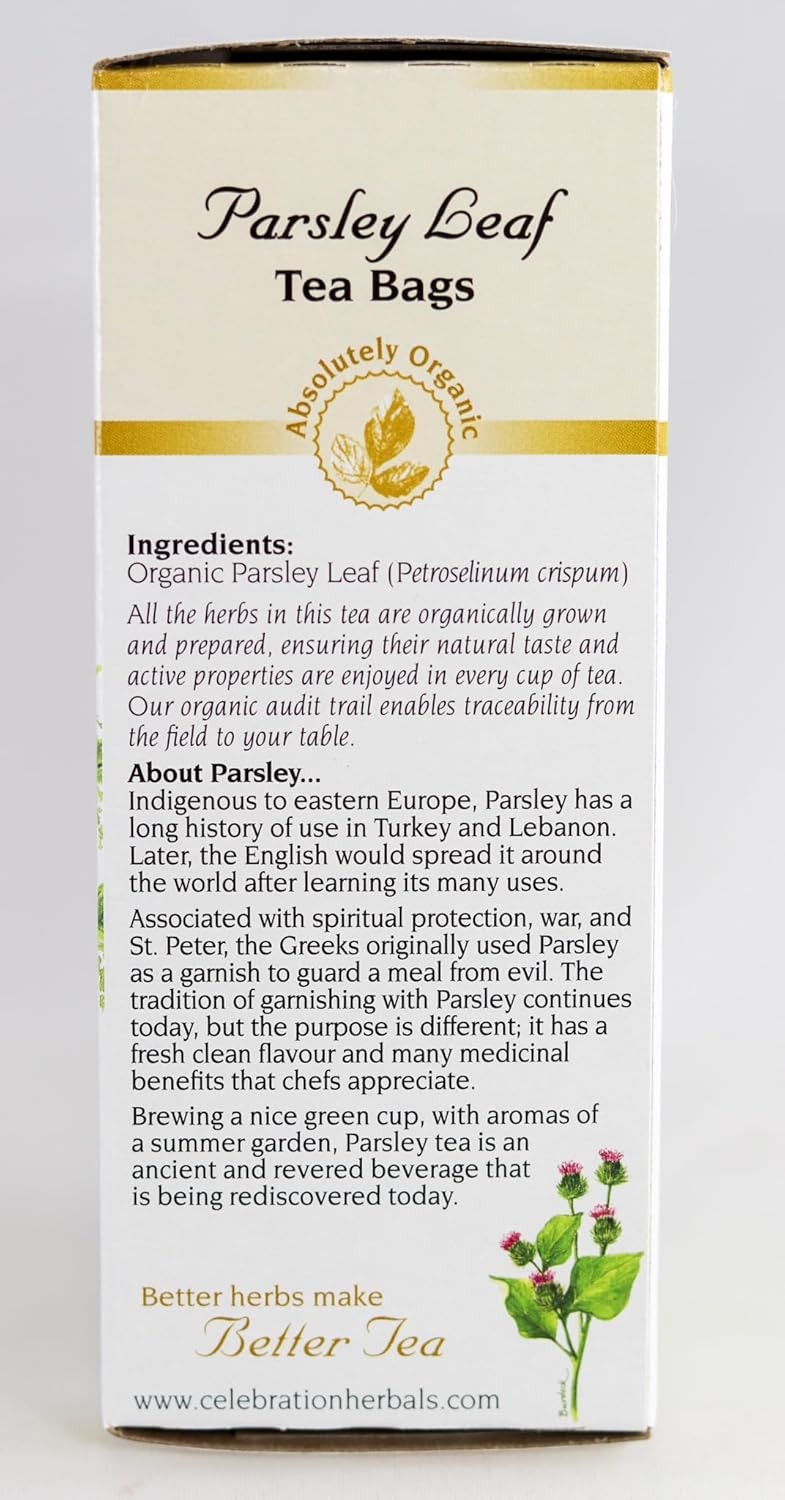 Herbal Parsley Tea 24 Count Tea Bags for Sale