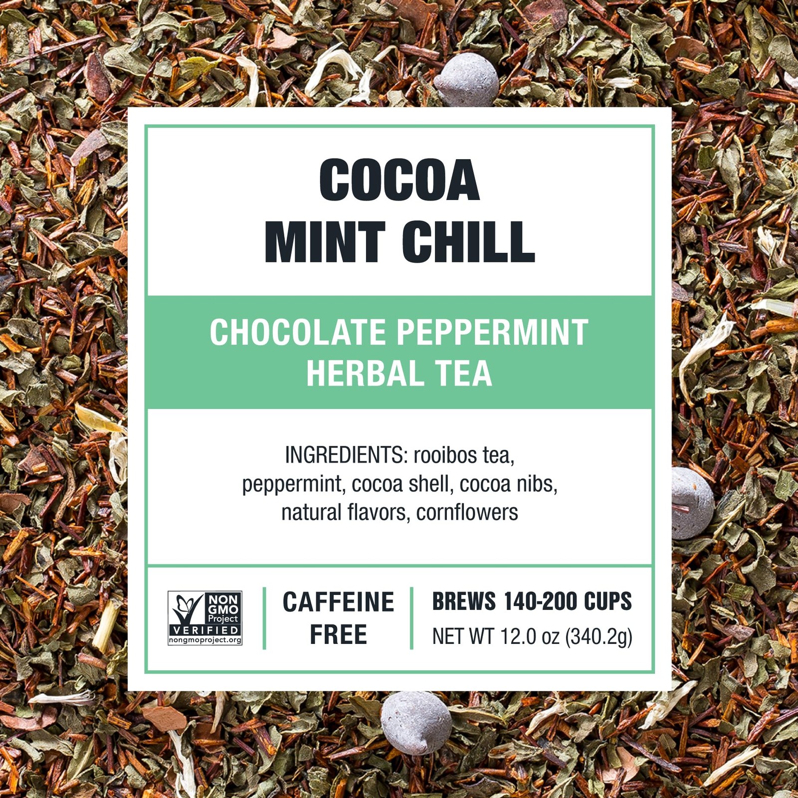 Tiesta Tea Cocoa Mint Chill Loose Leaf Tea 200 Cup Bulk Pouch Chocolate Mint …