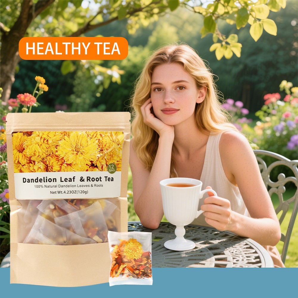 Dandelion Tea 12 Leaf & Root Herbal Tea Bags for Liver & Kidney Health Detox