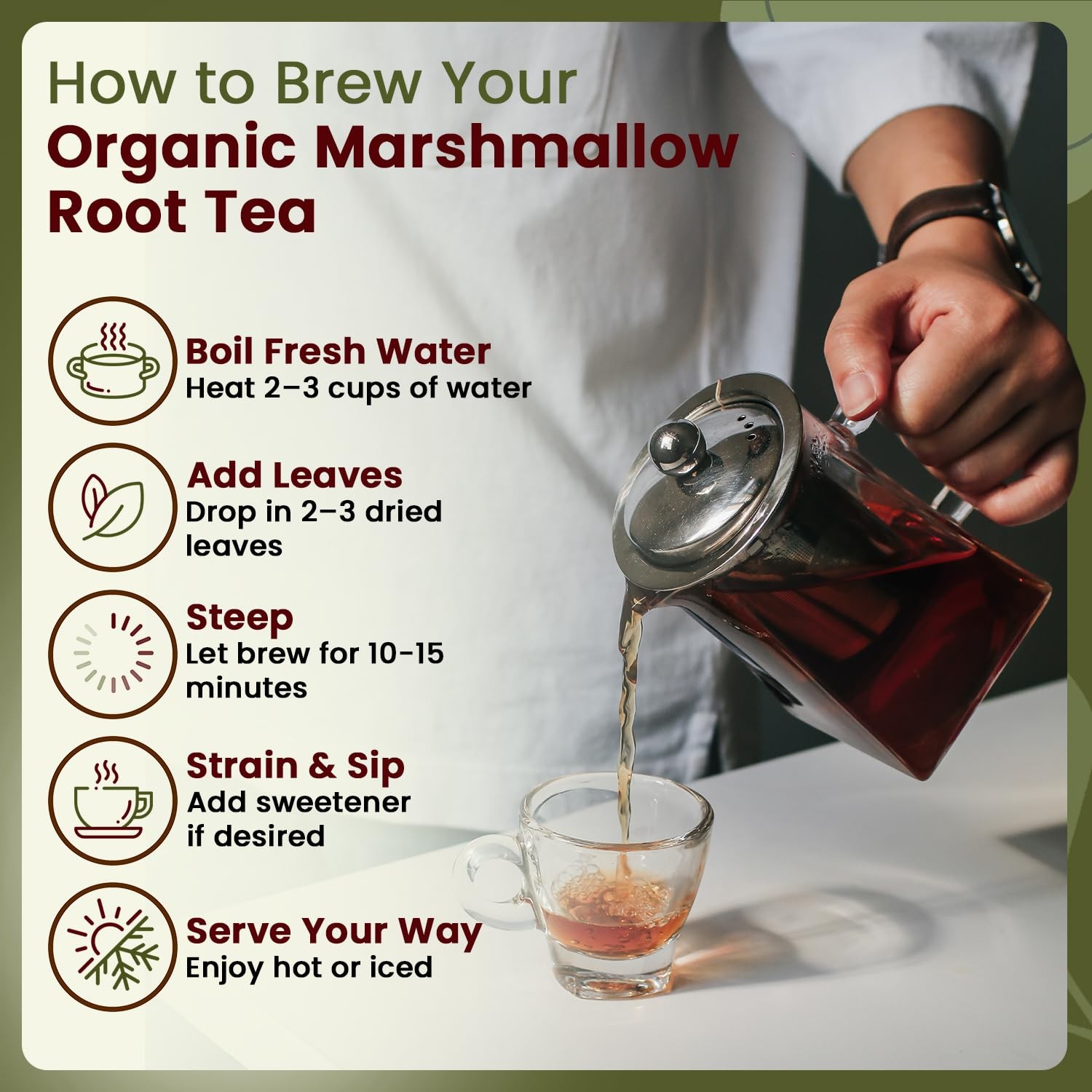 Marshmallow Root | Herbal Tea (Althaea officinalis) Cut & Sifted – European W…