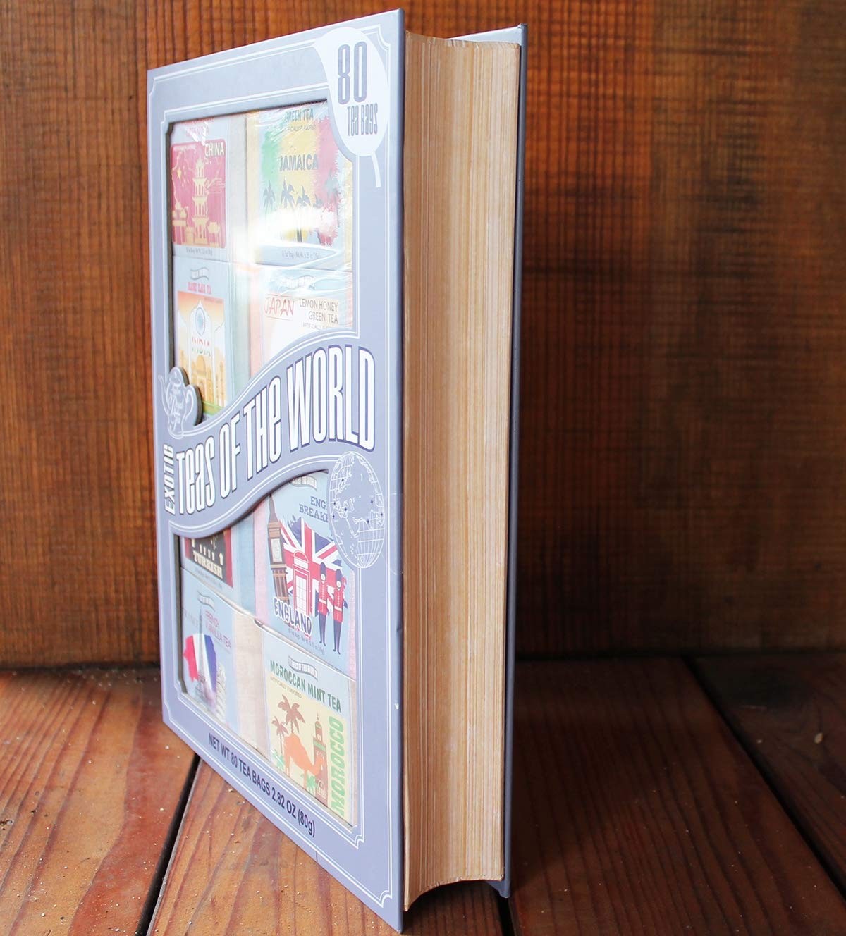 Exotic Teas Of The World Book Gift Set 80 Tea Bags Great Gift – NEW 07/2028