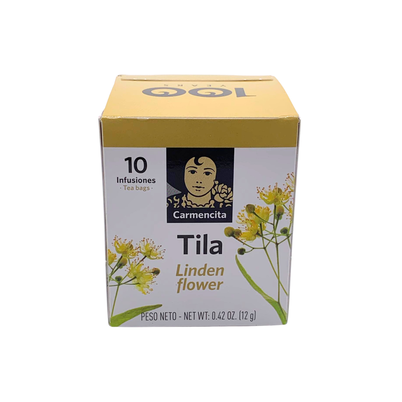 Carmencita Tila. Linden Flower Herbal Tea – Pack of 6 (0.42 oz)