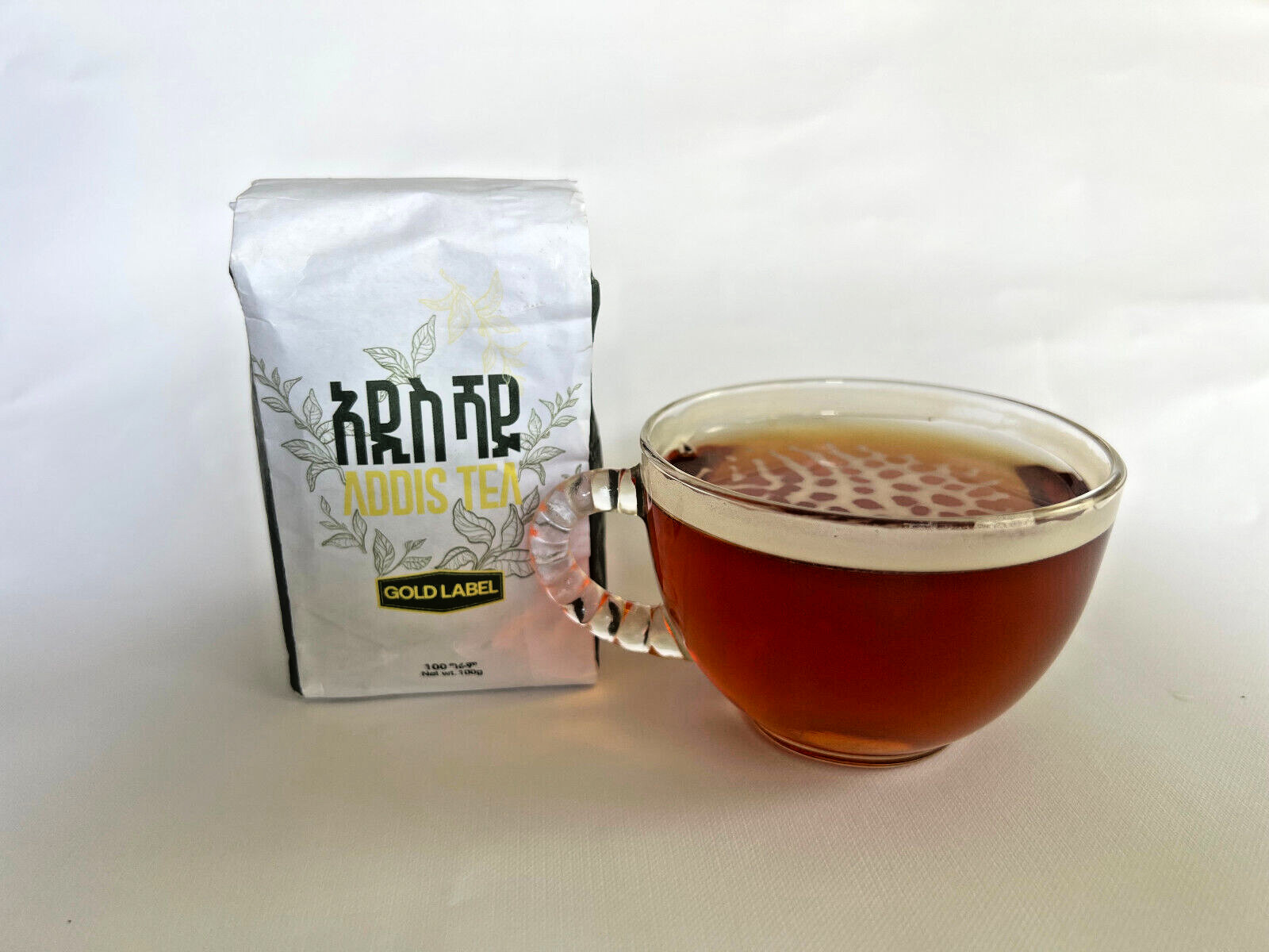 Addis Shay Gold Label Addis Tea Ethiopian Organic Blend Loose Tea 100g