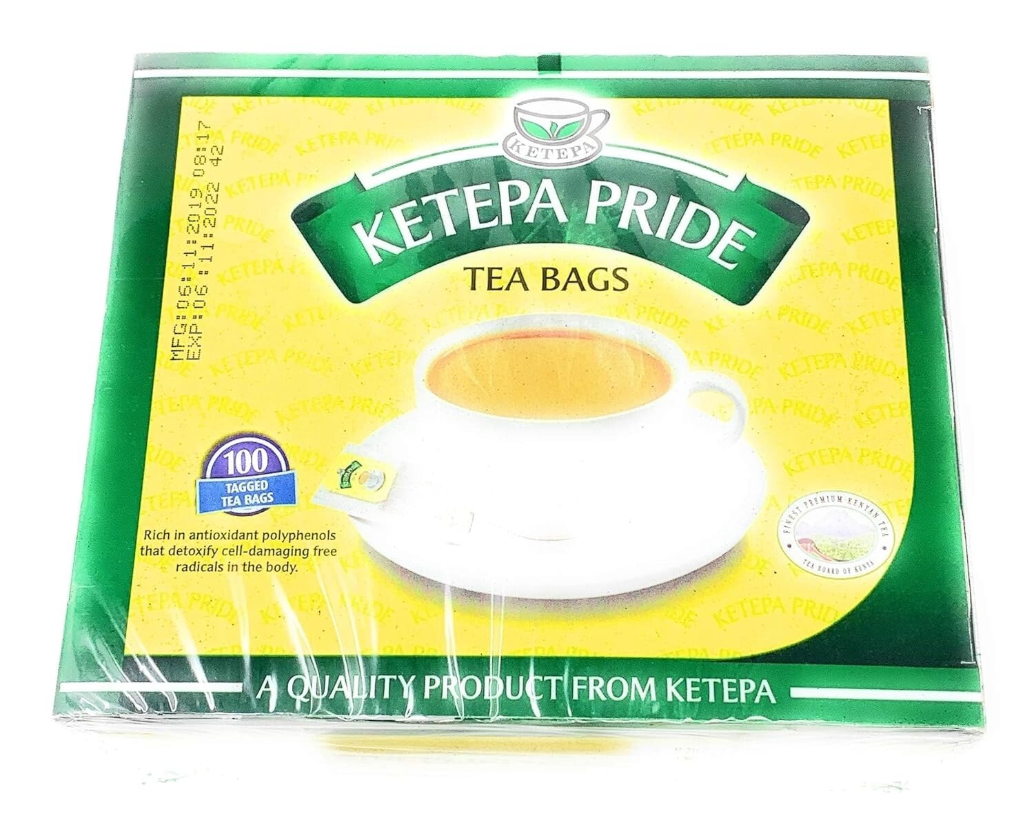 Refreshing 200g Kenyan Black Tea Pack with 100 Tagged Tea Bags – No Pesticides