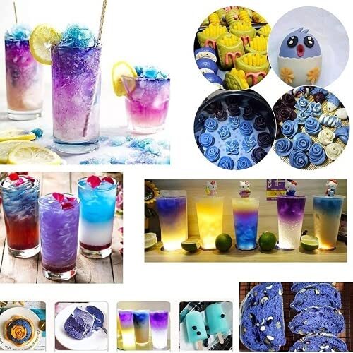 Naturally Produced Blue Butterfly Pea Flowers Tea 500g Premium Dried Flowers