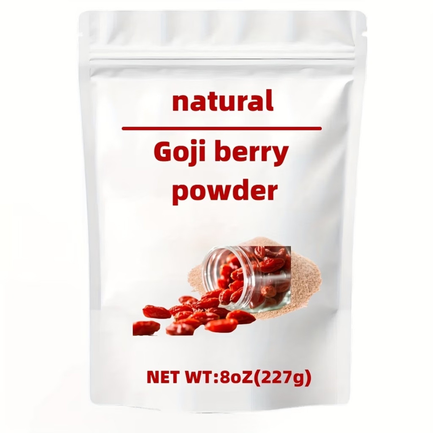 Natural High-Quality Goji Berry Powder Fine Texture and Rich Flavor Vegan