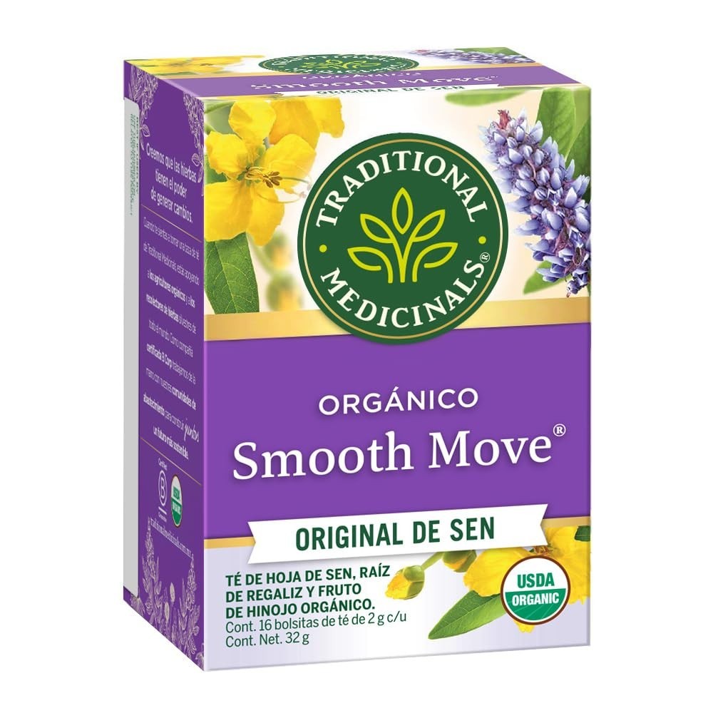 32 Count Organic Smooth Move Tea – Relieves Occasional Constipation Naturally