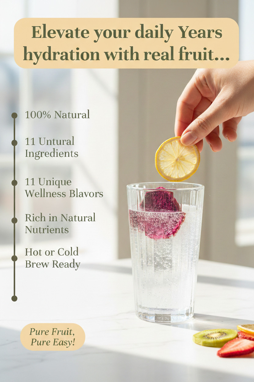 Queen Tee’s Premium Freeze-Dried Fruit Tea Slices Packages