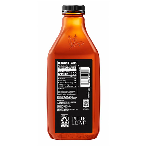Pure Leaf Sweet Unsweetened Zero Sugar Tea 64oz 6 Pack Variety Drink