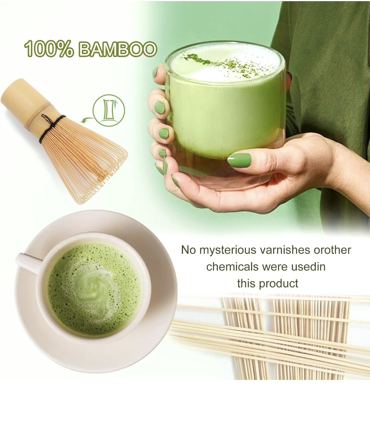 Matcha Whisk Set,Matcha Whisk,Matcha Set,Bamboo Whisk,Matcha Kit,Chasen Matcha S