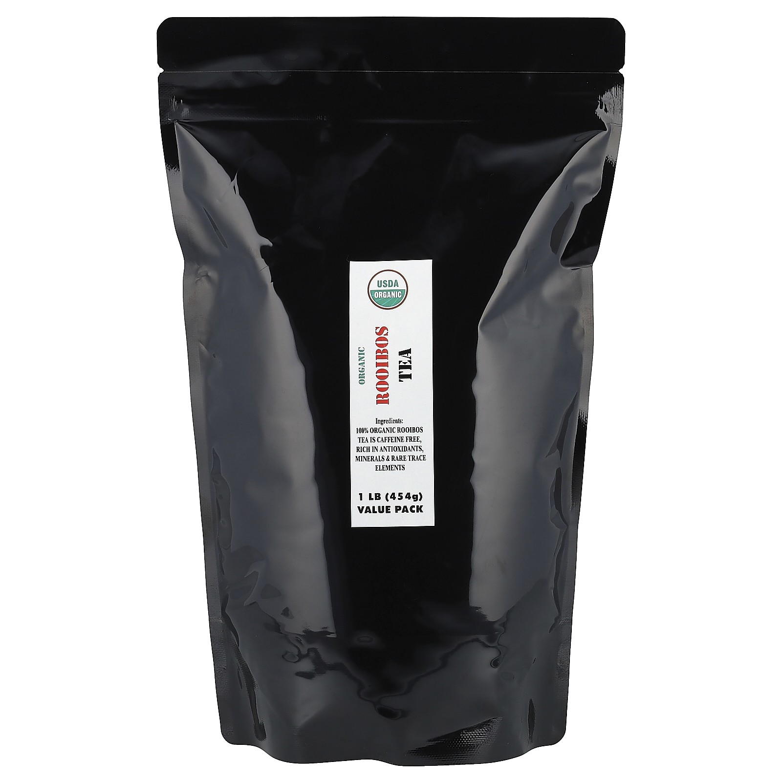 Port Trading Co Organic Rooibos Tea Caffeine Free 1 lb 454 g Caffeine-Free &