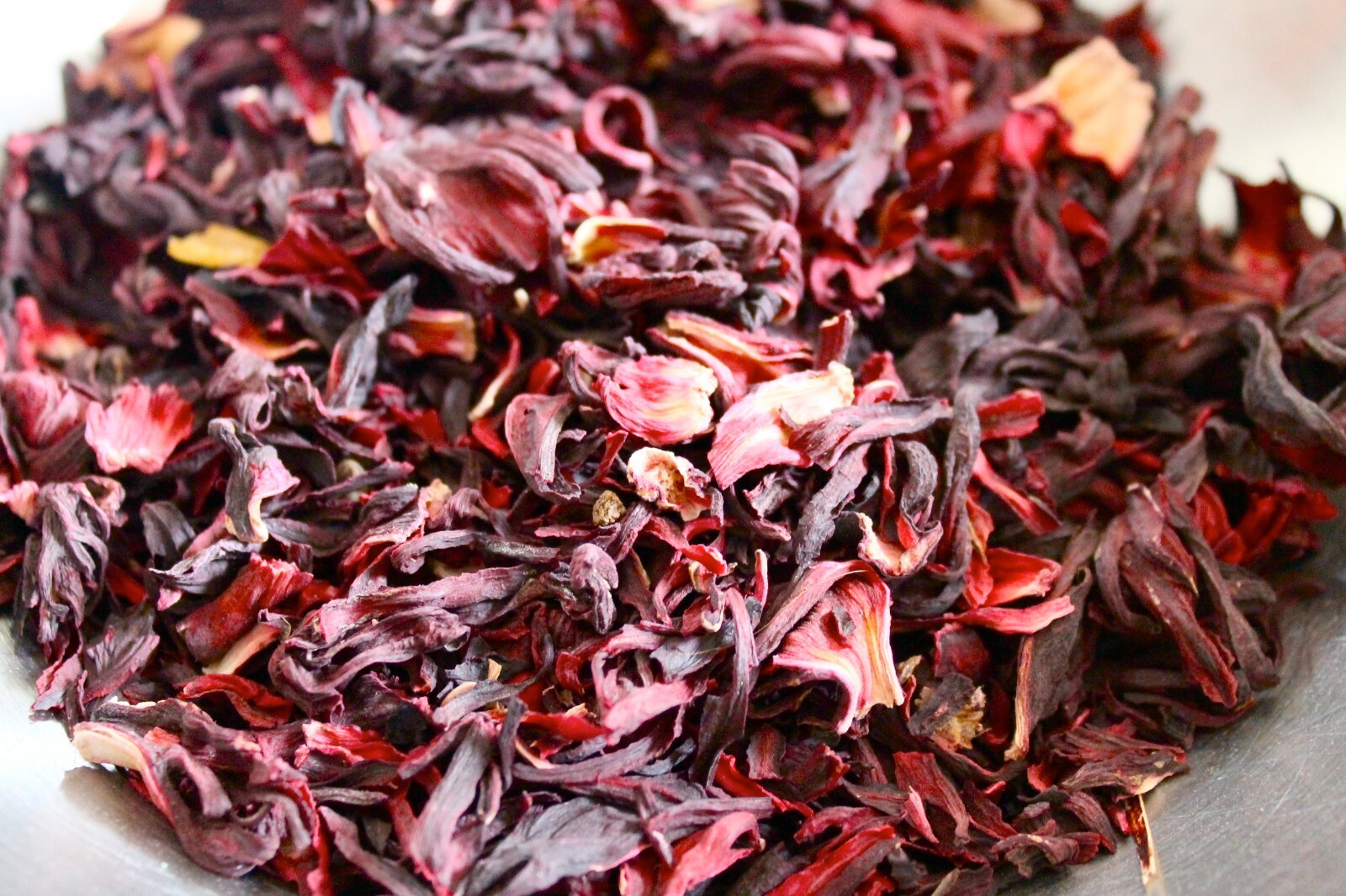Dried Hibiscus Flowers Cut & Sifted, Flor de Jamaica, Hibiscus Tea Jamaica 1 LB