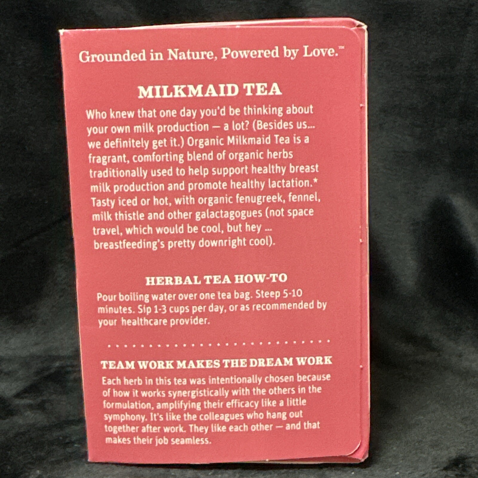 Earth Mama ORGANICS 100% MILKMAID TEA NEW 16 Bags breast milk production