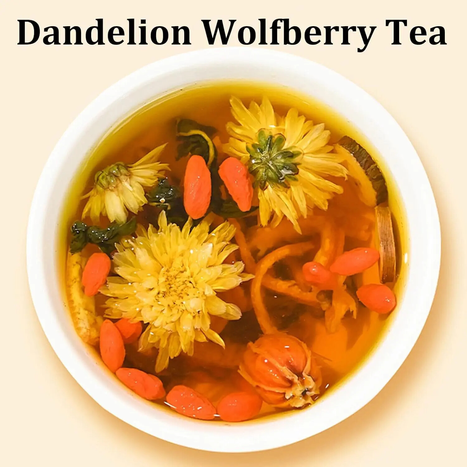 Health Tea Bulk Packaged Slimming Tea Bags Dandelion and Wolfberry Blended