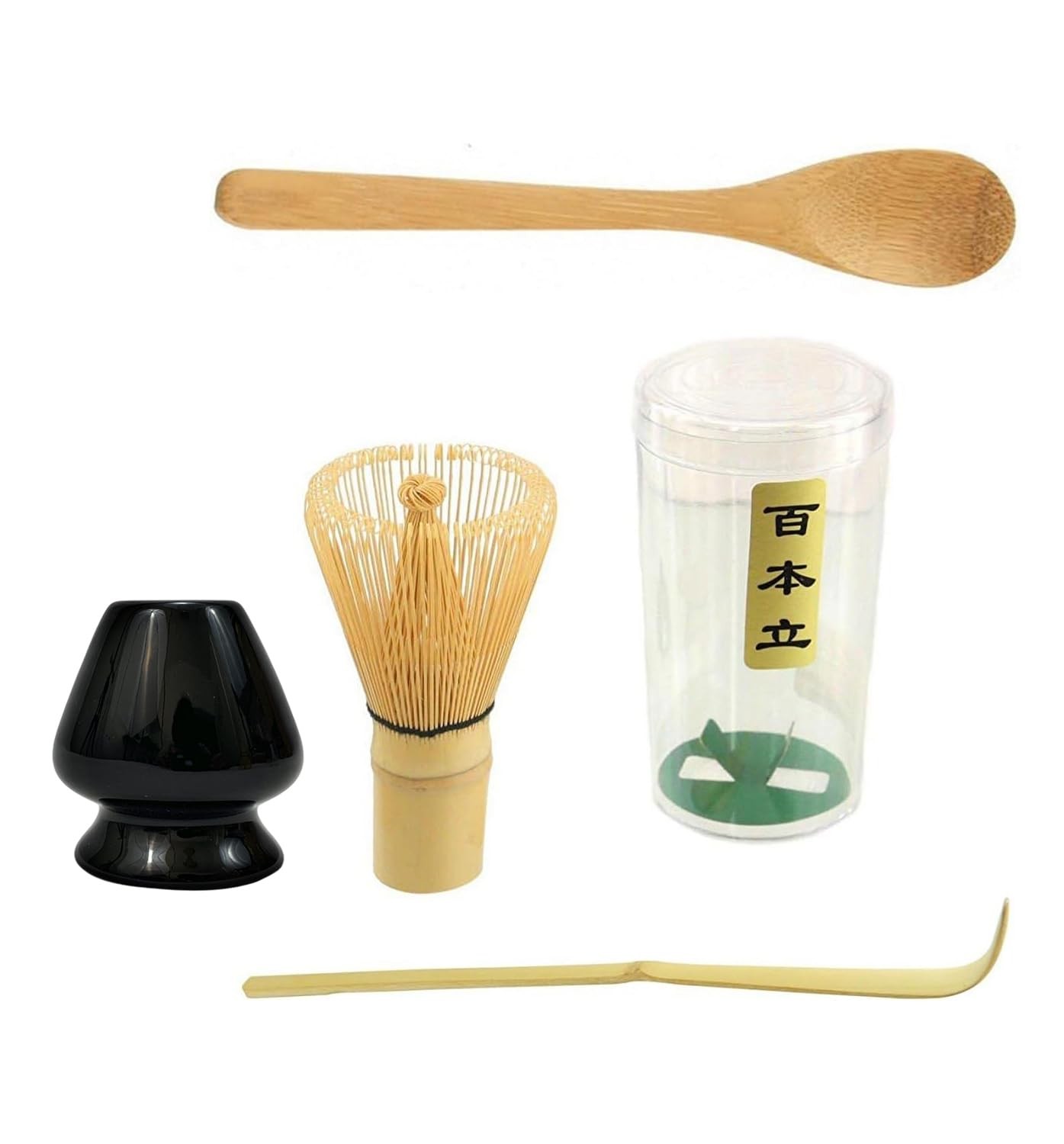 JapanBargain 4727 Matcha Whisk Set Japanese Chasen Bamboo Whisk Tea Spoon and…