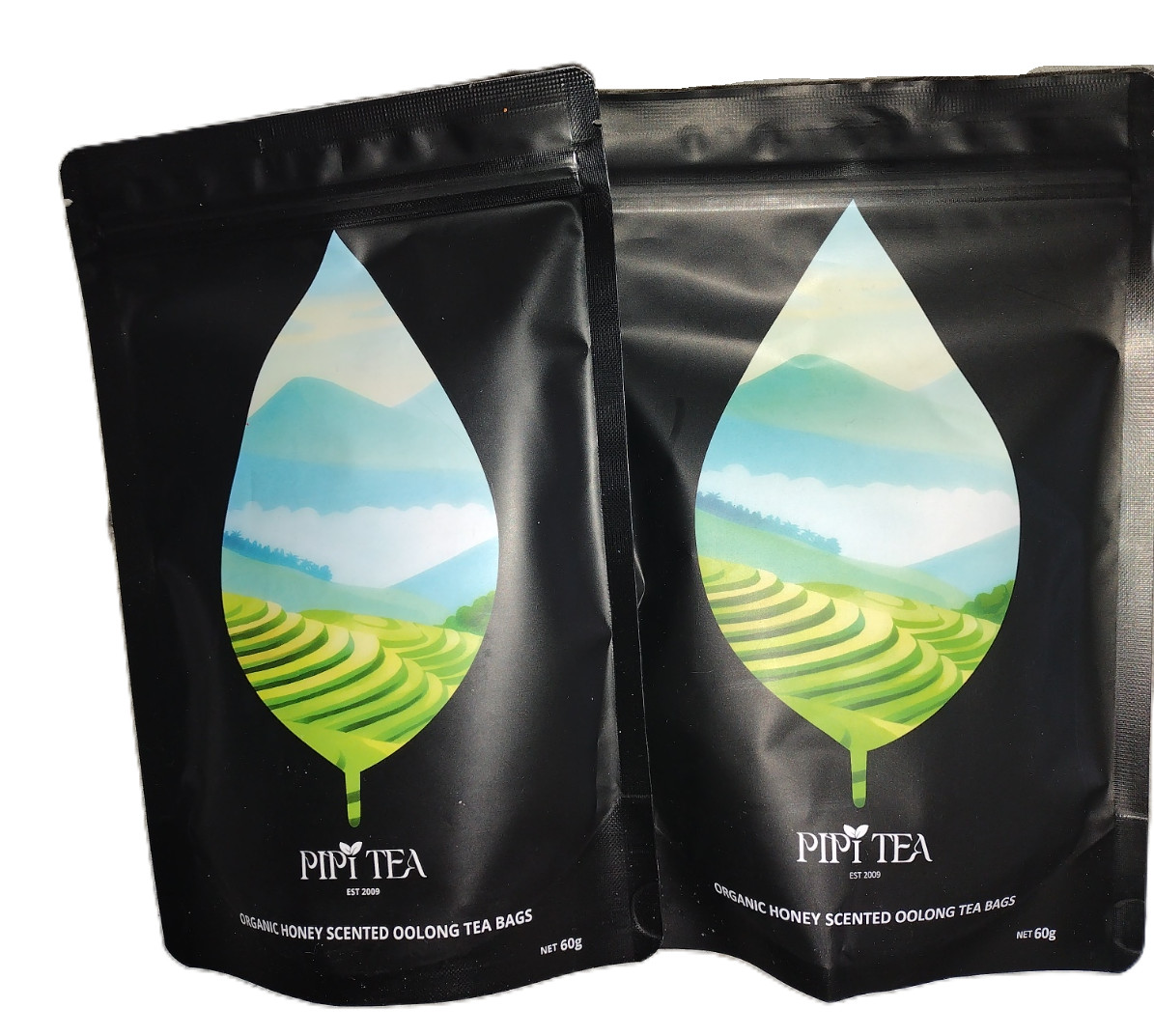 Pipi Tea Organic Honey Scented Oolong Tea- 40 bags – Exp 9/28 -New Sealed