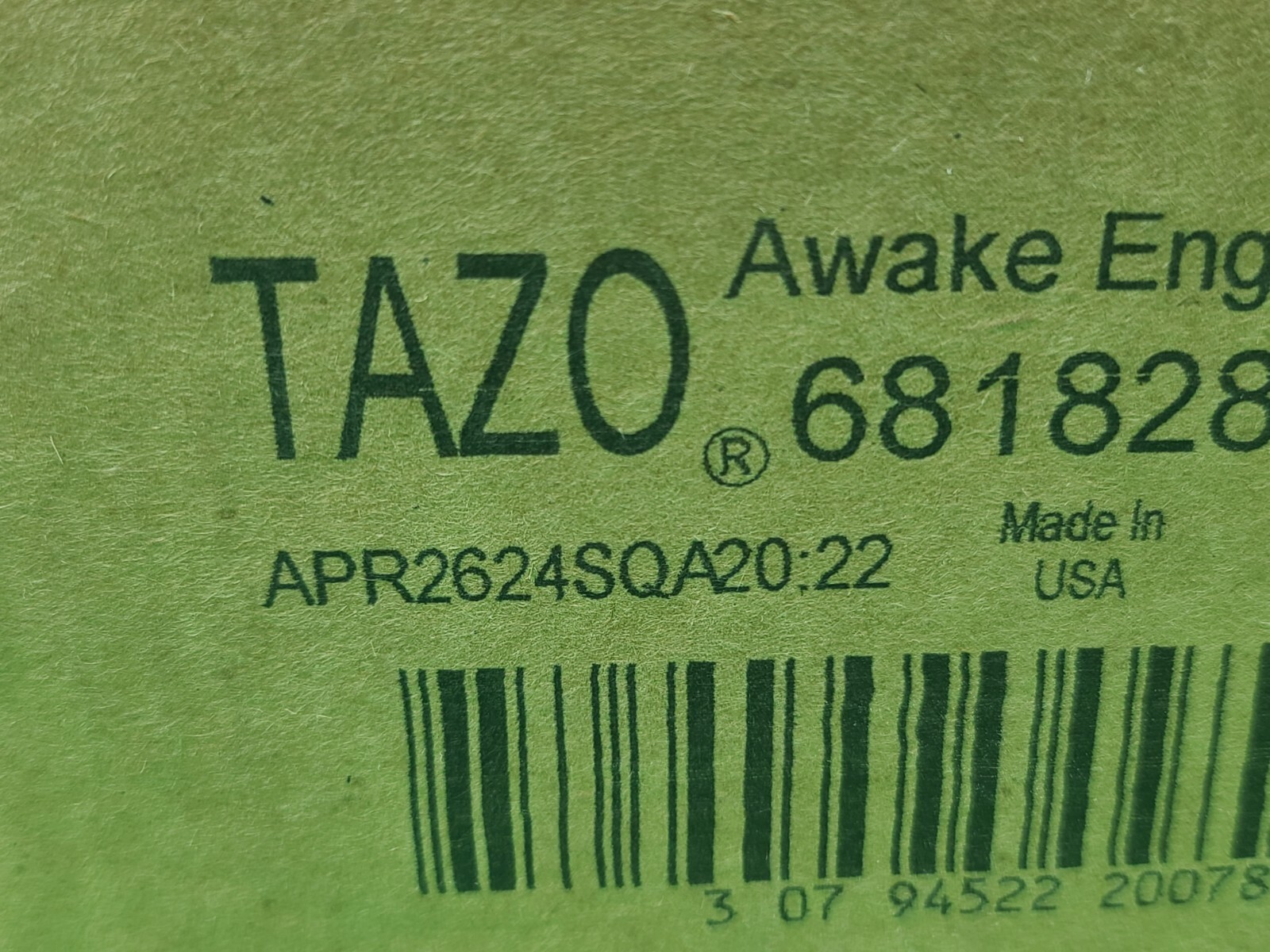 120-Ct Tazo Awake English Breakfast Black Tea BB 04/26/2024
