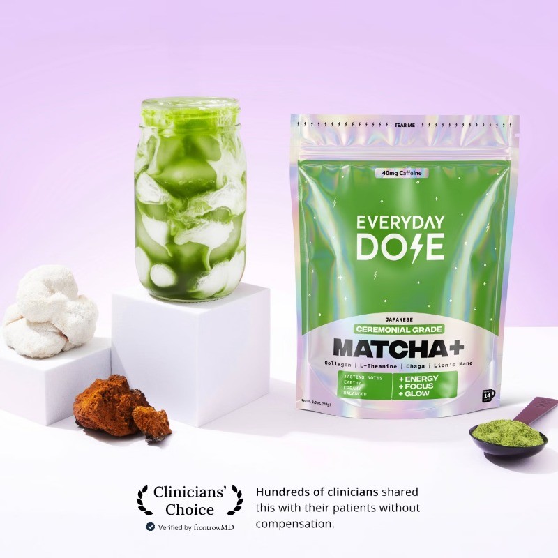 Mushroom Matcha+ – Ceremonial Grade Matcha Functional Tea Blend – 3.46oz