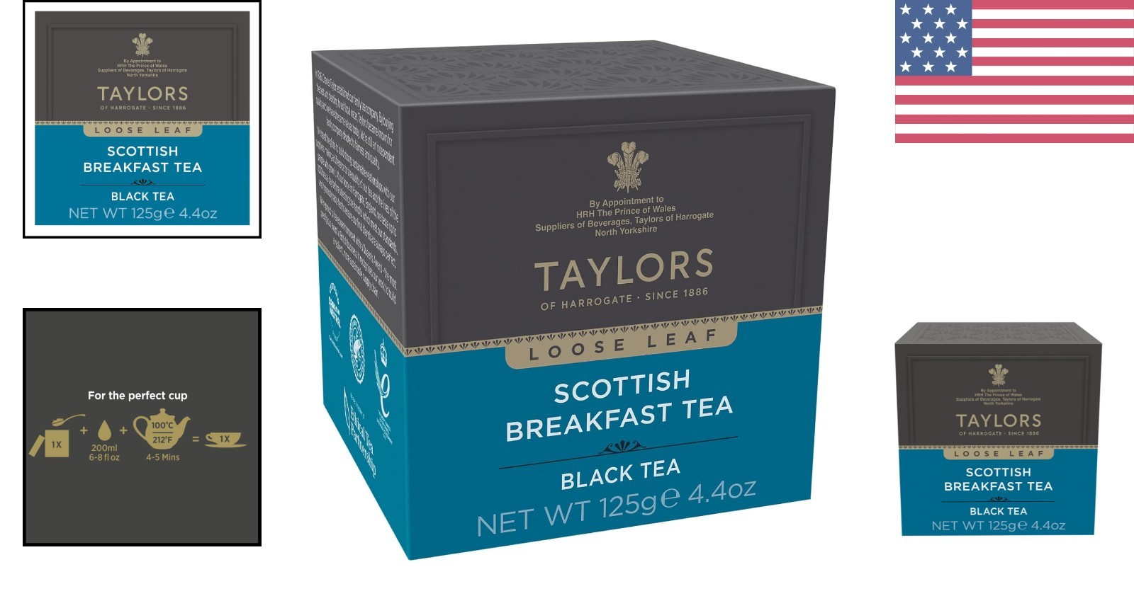 4.41 Oz Scottish Breakfast Black Tea – Malty, Strong & Energizing