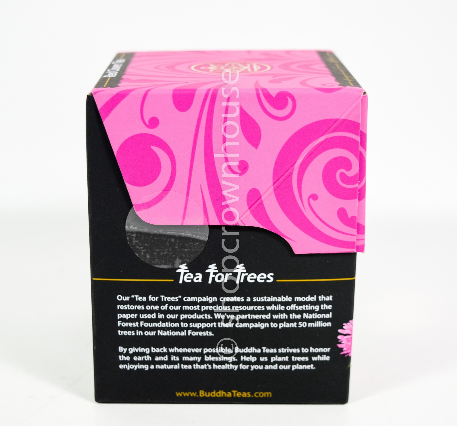 Buddha Tea Organic Herbal Red CloverTea 18 Tea Bags .83oz box 03/2028