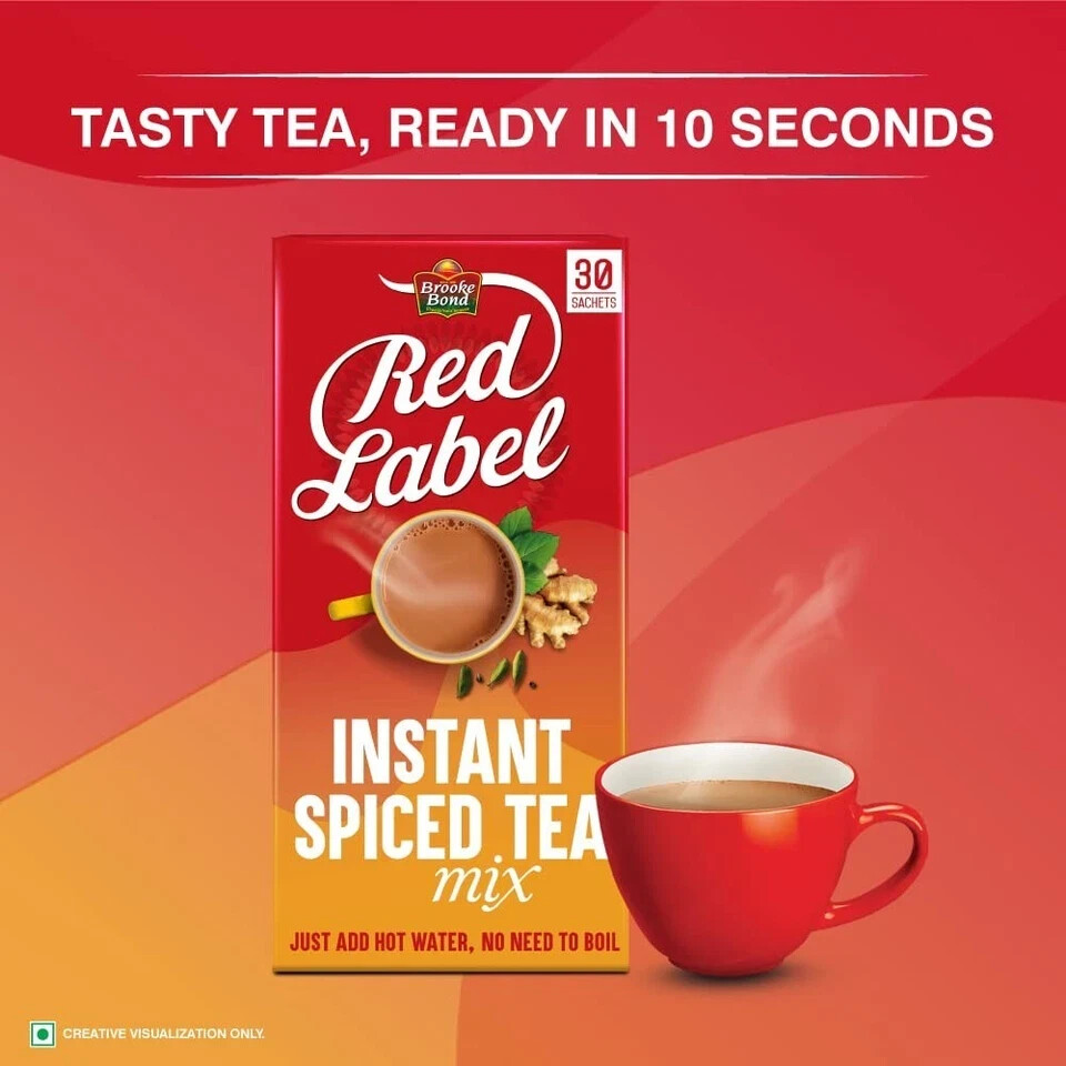 Red Label Instant Spiced Tea| 490 Grams, Free Shipping World Wide