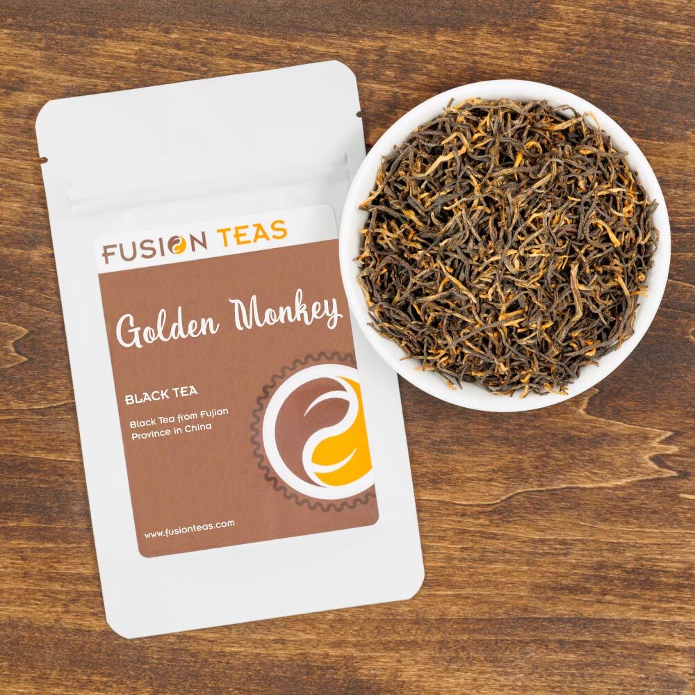 Golden Monkey Black Tea – Premium Fujian Loose Leaf – Fusion Teas