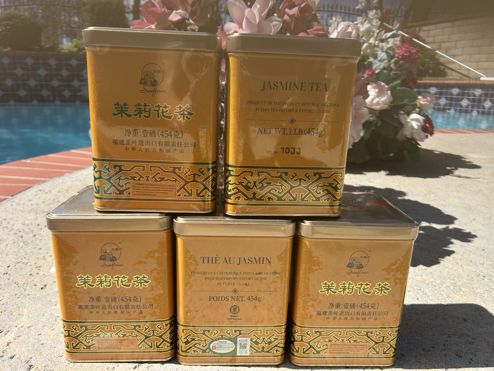 Sunflower Jasmine Tea Loose Leaf 454g Chinese Tea & Infusion Pantry