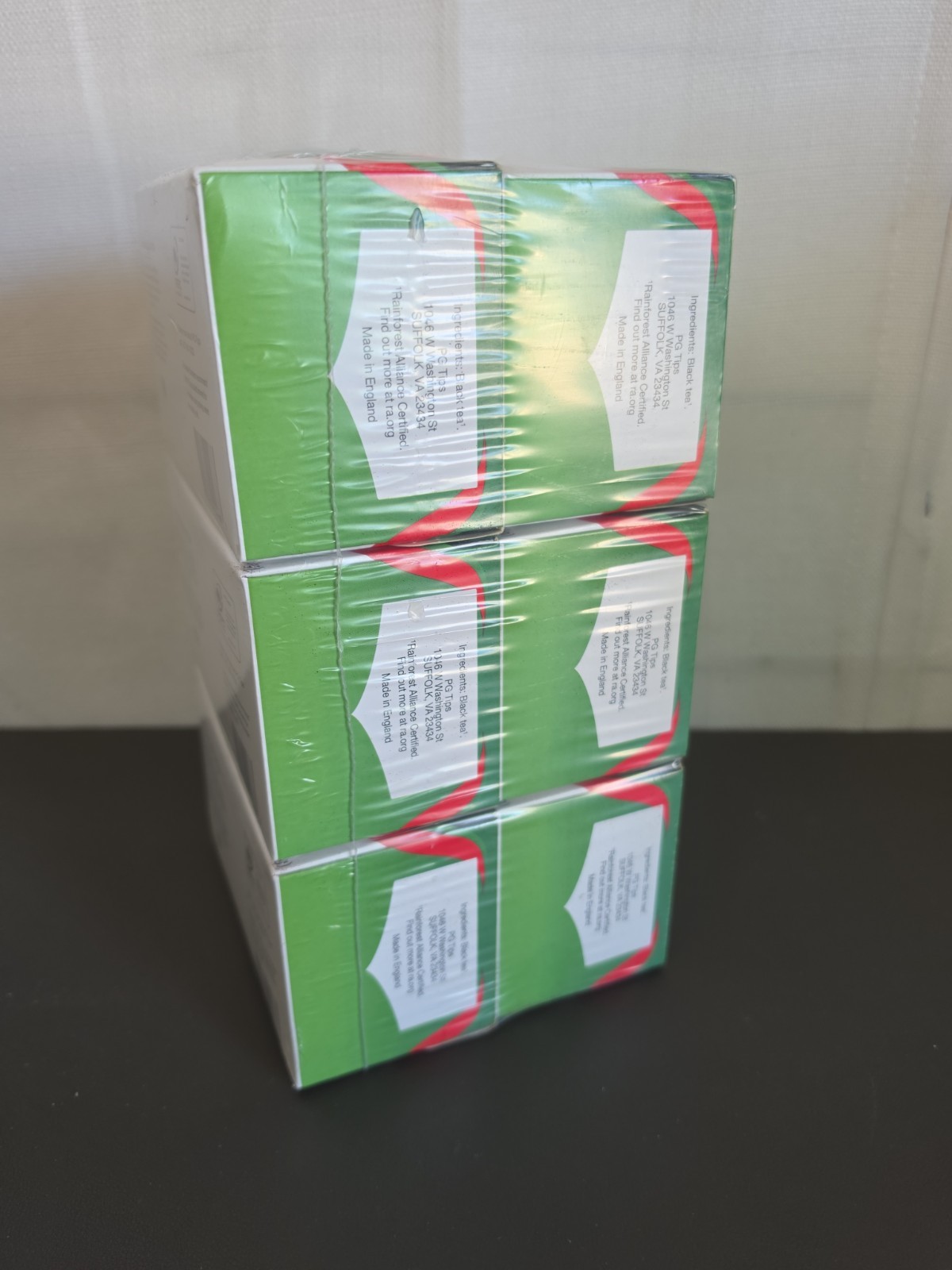 PG Tips 240 Original Pyramid Tea Bags from Great Britain BB 7/26