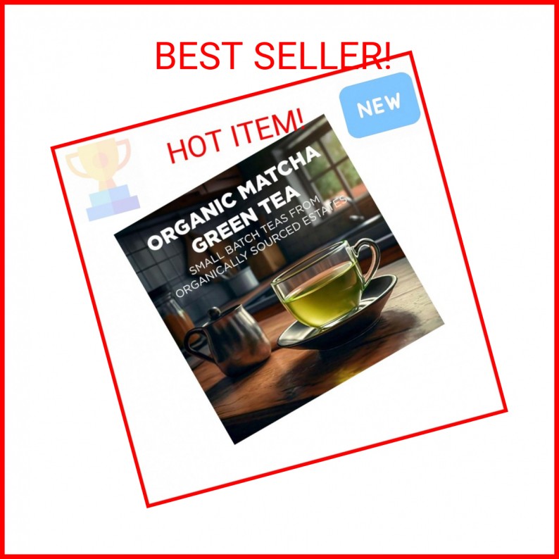 Maud’s Organic Matcha Green Tea Pods, 24 ct, Single Serve Tea Pods – 100% Gourme
