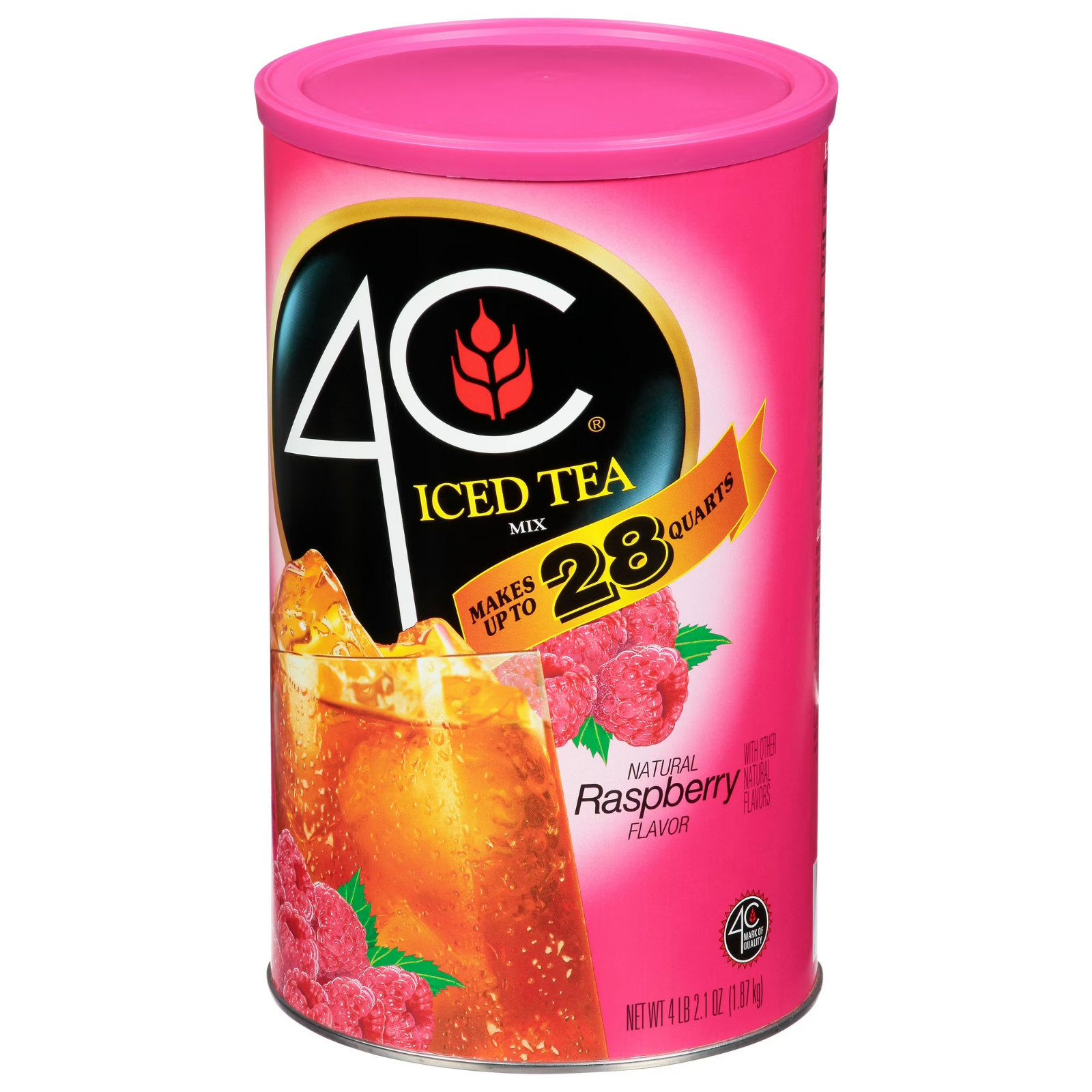 4C Raspberry Iced Tea Mix, 66.1 oz, 1 Ct….