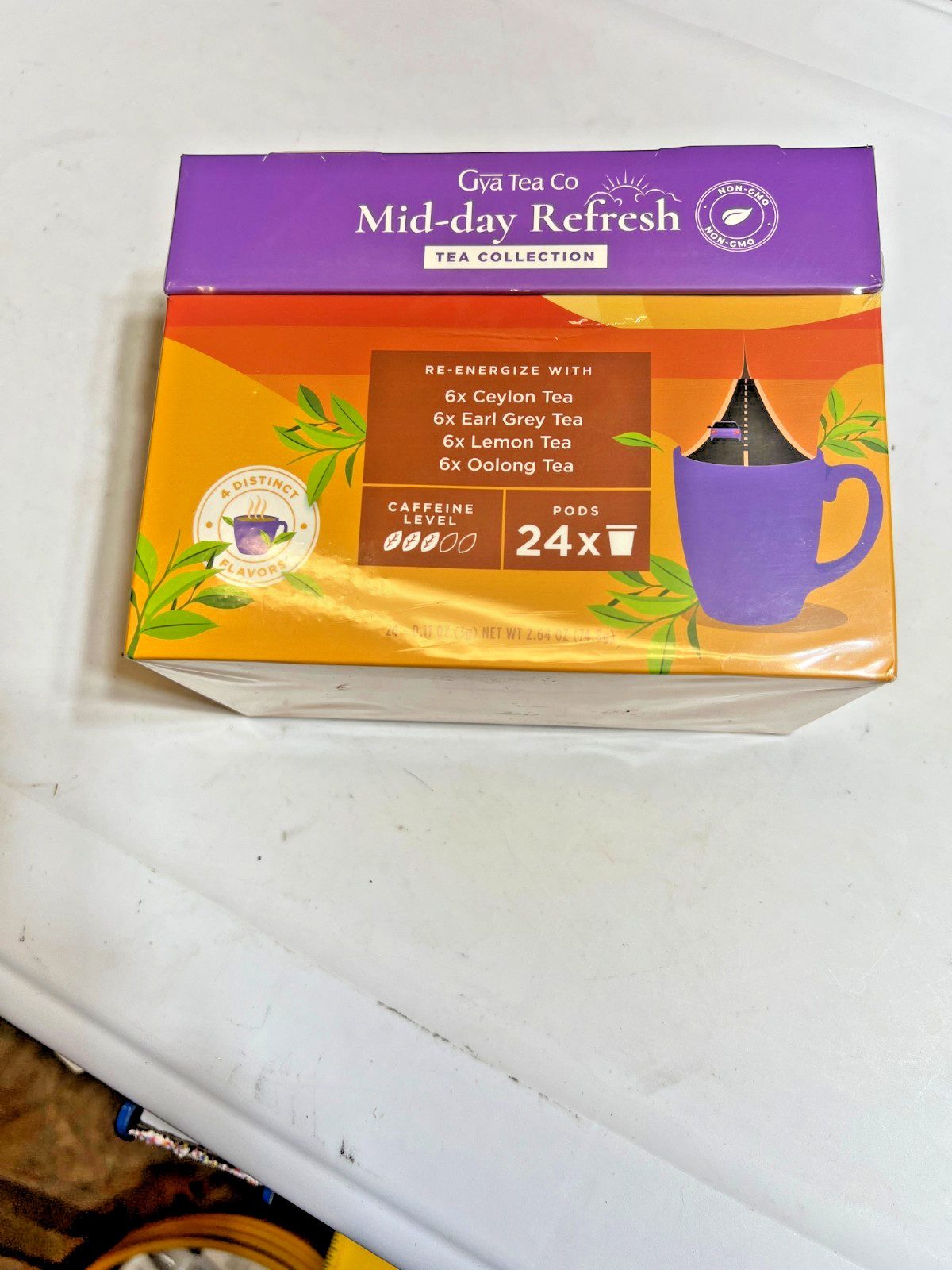 Gya Tea Co Mid-day Refresh Variety Pack 4 Flavors Total 24 Pods FREE SHIP