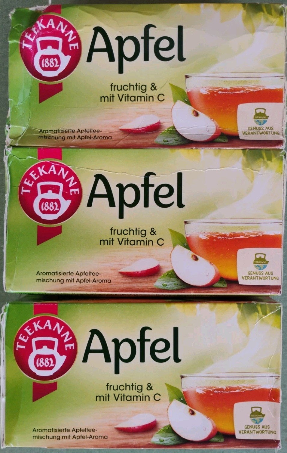 Teekanne Tea Apple 20 Bags 3-Pack Exp 11/2028