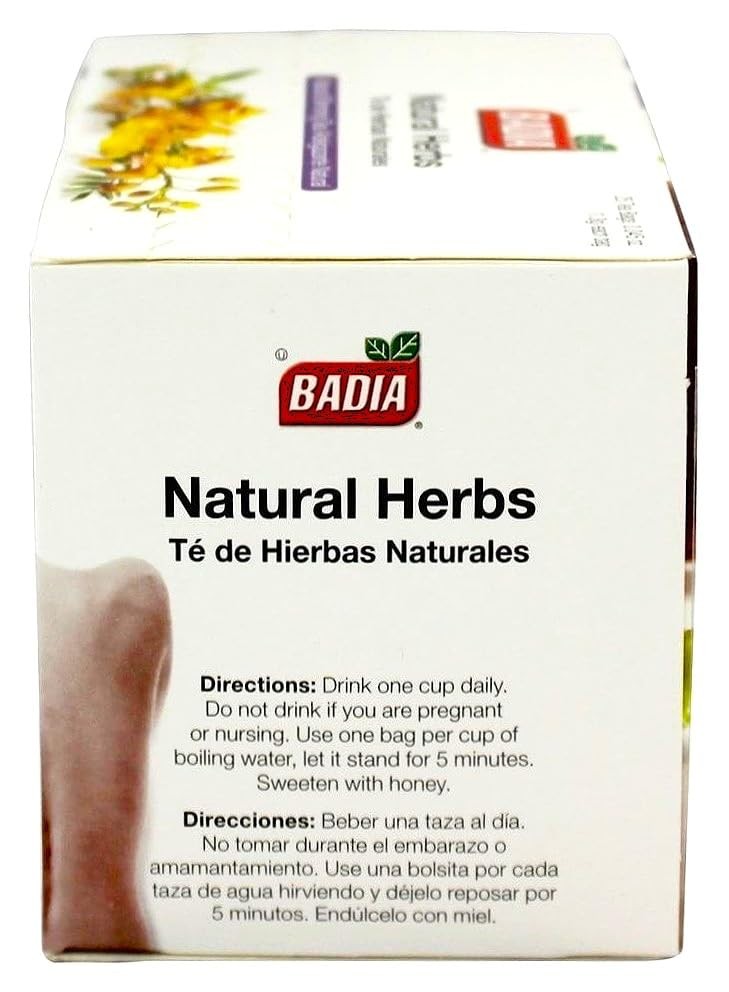 Natural Herbs Tea, 25 Tea Bags (Pack of 2) – Herbal Blend for Brewing Hot or …