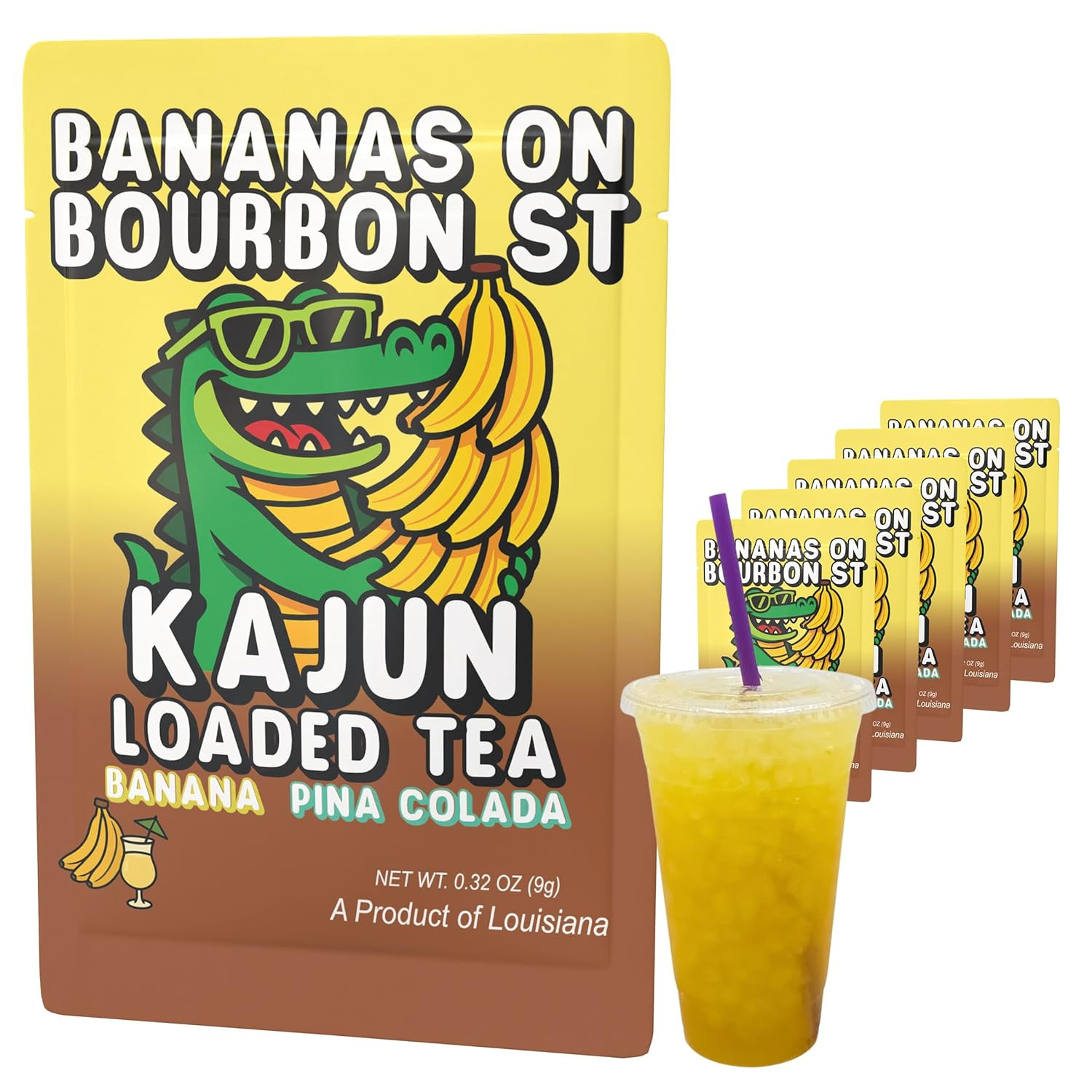Loaded Tea – Banana Pina Colada Flavor | Sugar Free Energy Powder | Keto