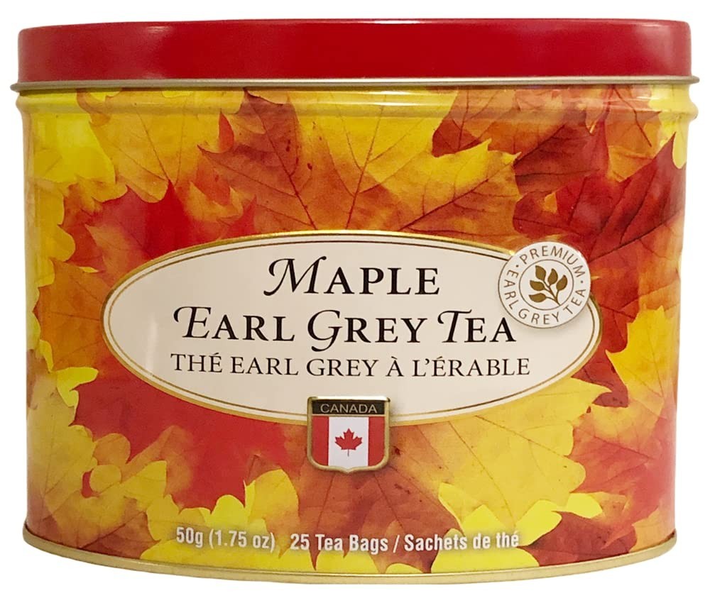 Canada True Maple Earl Grey Tea 25 Bags 50g Ceylon Black Tea – free shipping