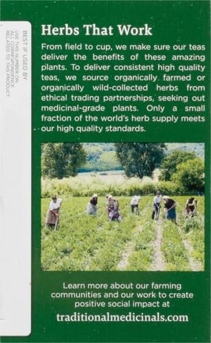 Traditional Medicinals Organic, Lemon Balm – 16 Count (Pack of 1), Green