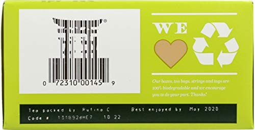 Bigelow Green Tea with Lemon 20 Count Caffeinated Gluten Free Kosher Pack of 6