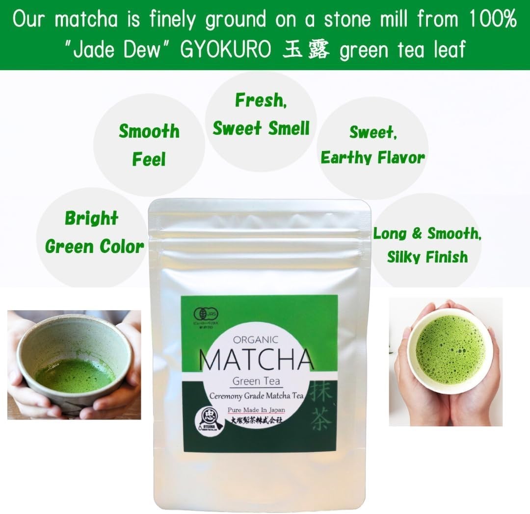 OtsukaOrganicMatcha GreenTea Powder Ceremonial Grade Made in Japan No Additives