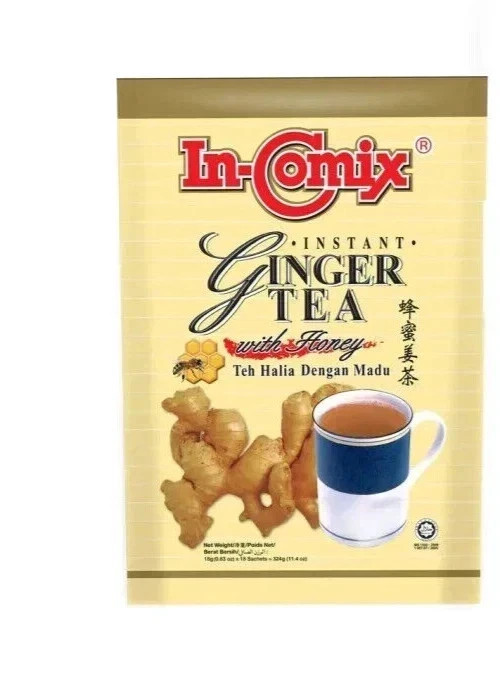 IN-COMIX INSTANT GINGER TEA WITH HONEY 18’s x 15g